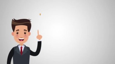 İşadamı fikri Hd animasyon ile