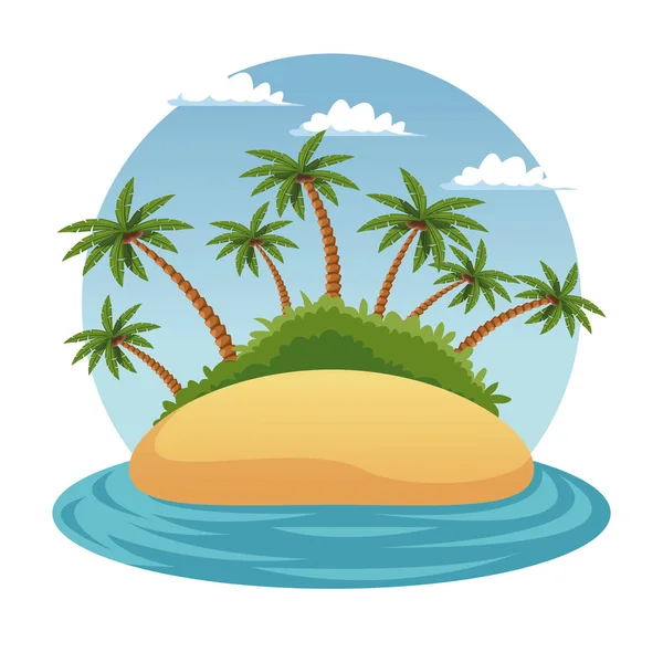 BEACH ÉS ÖSSZEFOGLALÓ — Stock Vector