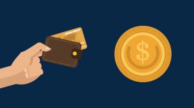 Hd animasyon el ile casino fişleri