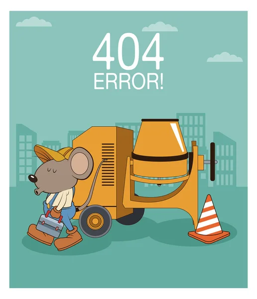 Σφάλμα 404 τίποτα δεν βρέθηκε banner — Διανυσματικό Αρχείο