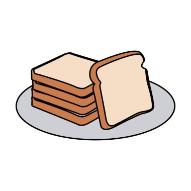 Somun simgeleri, renkli tasarım