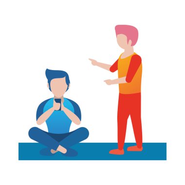 Genç erkekler akıllı telefon avatarları kullanıyor