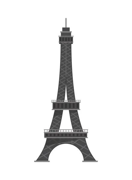 埃菲尔铁塔法国纪念碑图标 — 图库矢量图片