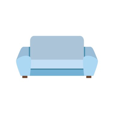 kanepe simgesi, düz tasarım