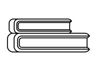 yığın kitaplarının kitaplık simgesi