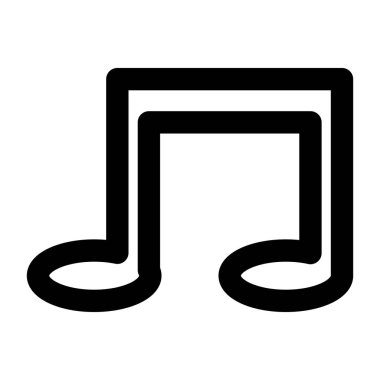 müzik Not Ses izole simgesi