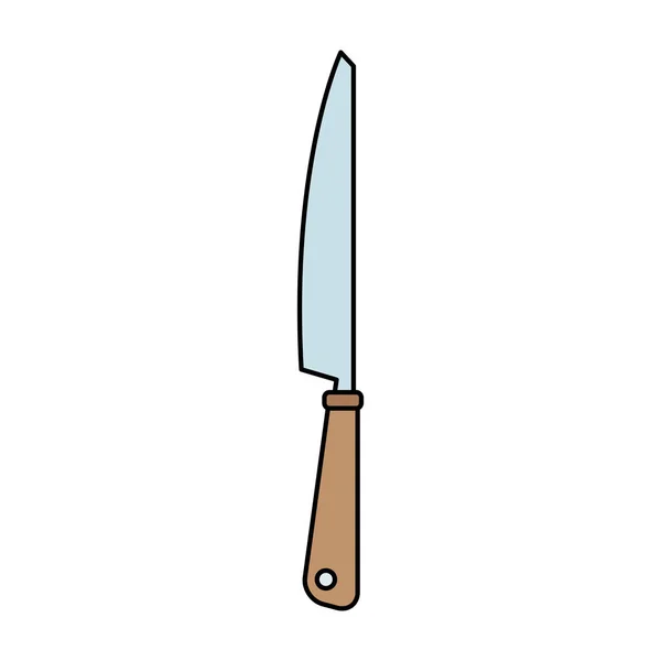 Icône de couteau, conception d'ustensiles de cuisine — Image vectorielle