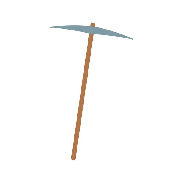 Pickaxe tool icon, colorful design — Stock Vector