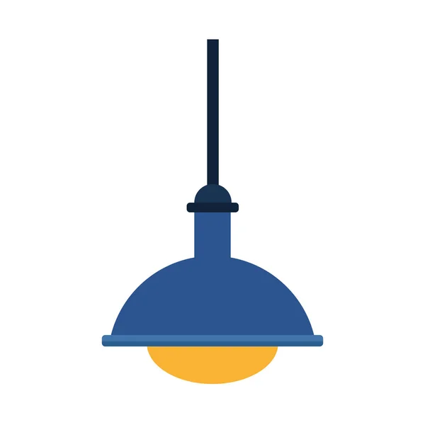 Ikona lampy sufitowej, płaska konstrukcja — Wektor stockowy