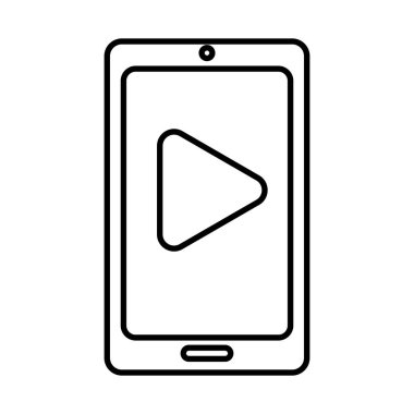 akıllı telefon elektronik aygıtı izole edilmiş simge