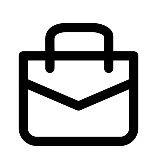 Portefeuille documents mallette icône isolée — Image vectorielle