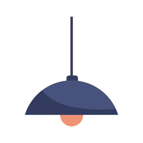 Ikona lampy dachowej, płaska konstrukcja — Wektor stockowy