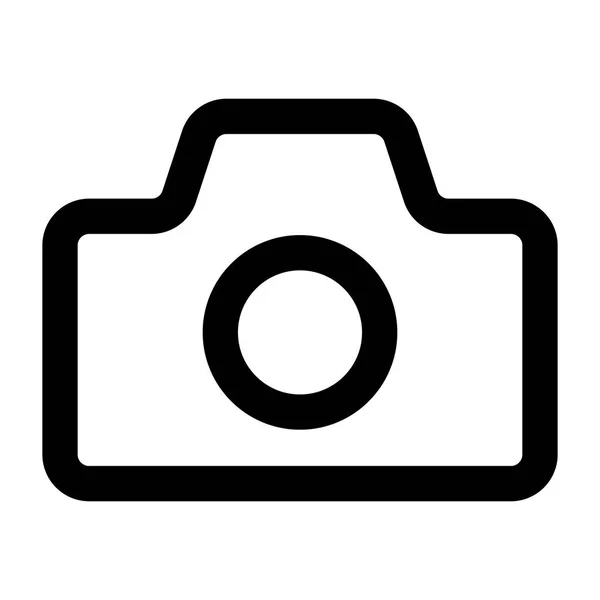 Ikona fotografického uživatelského rozhraní fotoaparátu — Stockový vektor