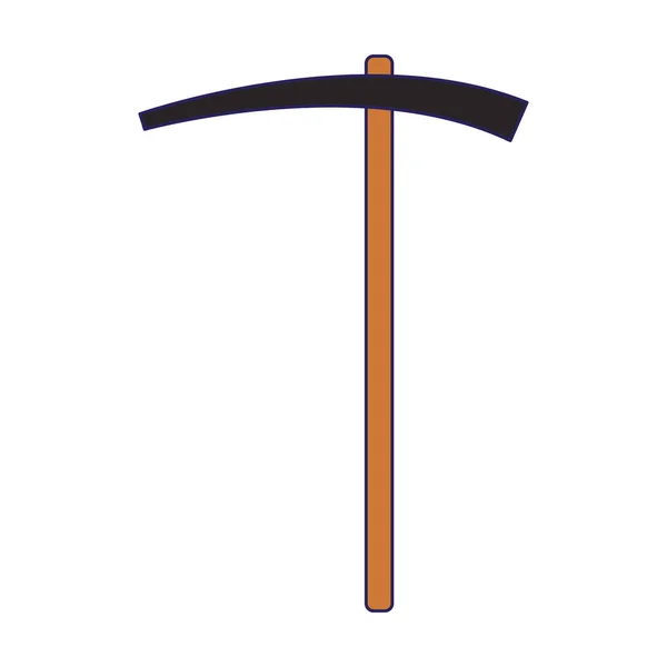 Icono de la herramienta de hacha, diseño colorido — Vector de stock