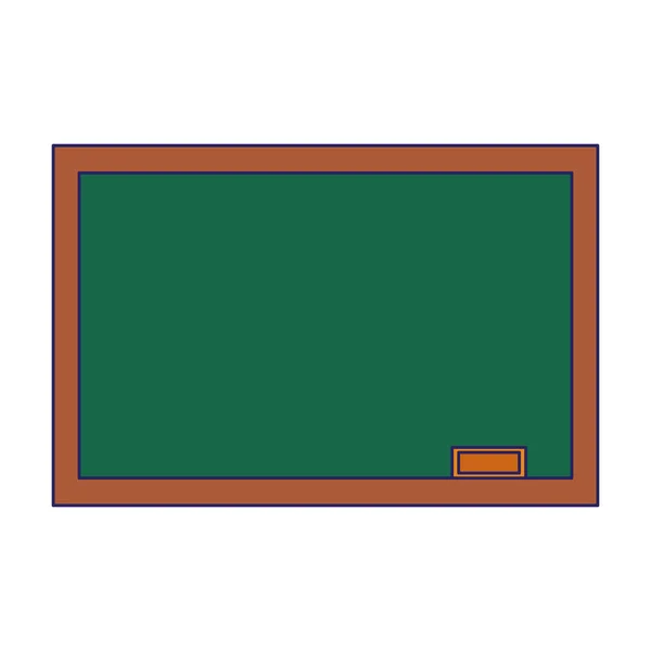 Шкільна піктограма крейдяної дошки, плоский дизайн — стоковий вектор
