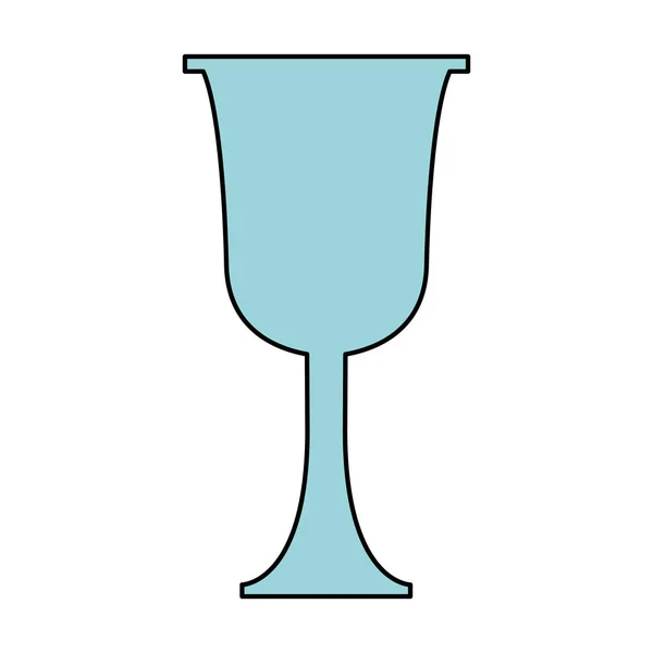 Icono de vidrio, diseño de utensilios de cocina — Vector de stock