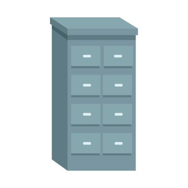 Tahta Dörtlü Çekmece Rafı simgesi