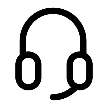 kulaklıklar ses aygıtı izole edilmiş simgesi