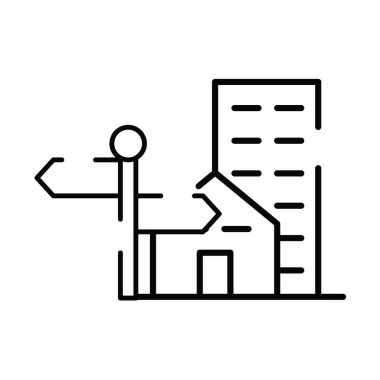 Trafik ok sinyali simgesi izole edildi