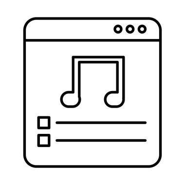 şablon web sayfası simgesi izole edildi