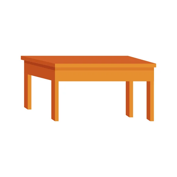 Icona del tavolo, design piatto — Vettoriale Stock