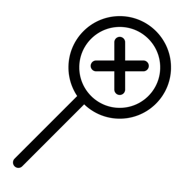 Search magnifying glass isolated icon — Stock Vector