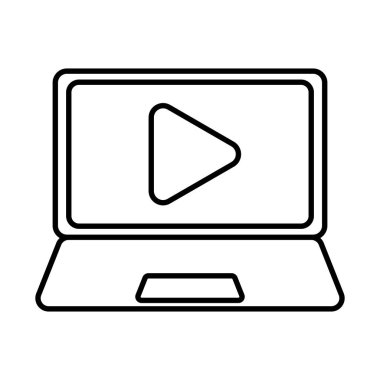 dizüstü bilgisayar taşınabilir izole simgesi