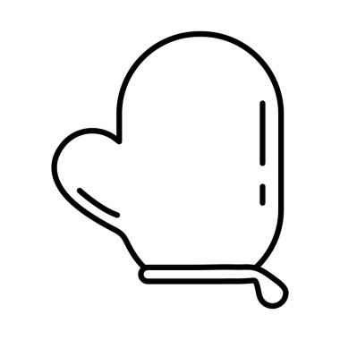 Mutfak eldiveni aksesuar ikonu