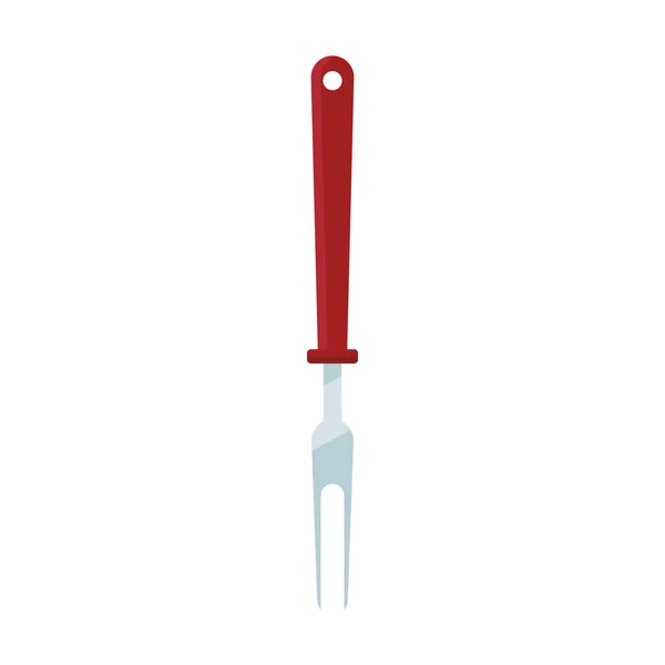 Fork icon, kitchen utensils design — 스톡 벡터