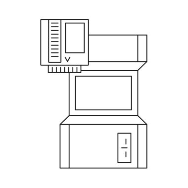 Video oyunu retro makine simgesi