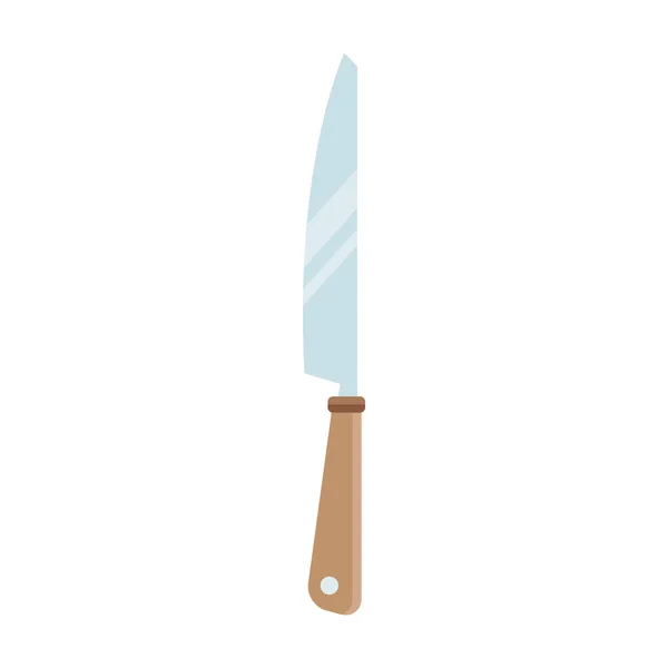 Icono del cuchillo, utensilios de cocina de diseño — Vector de stock