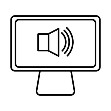 masaüstü bilgisayar görüntüleme simgesi izole edildi