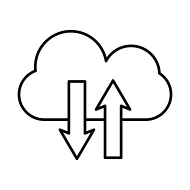 bulut hesaplama sunucu teknolojisi simgesi