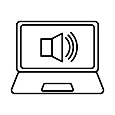 dizüstü bilgisayar taşınabilir izole simgesi