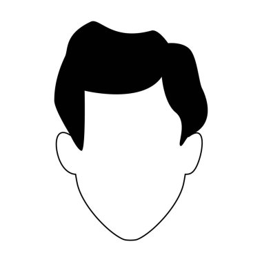 Adam başı simgesi, düz tasarım