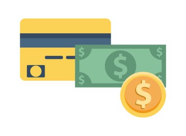 Fatura ve madeni para dolar kredi kartı ile dolar