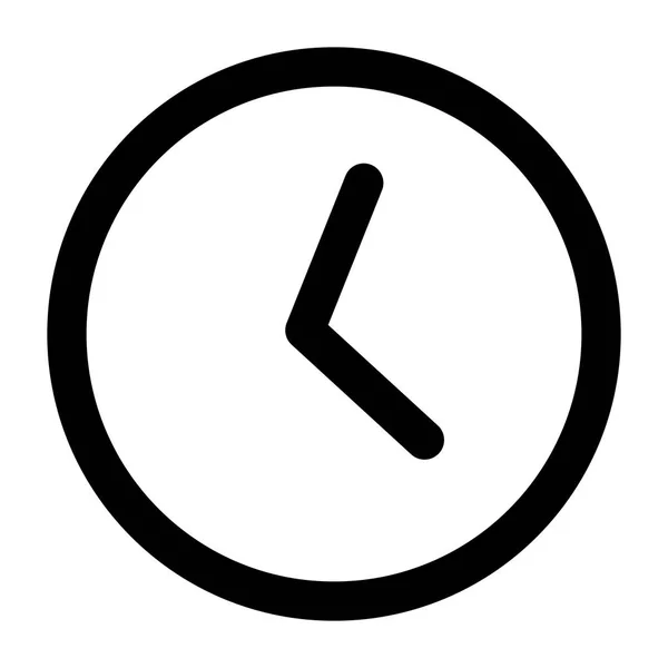 Reloj de tiempo icono aislado — Vector de stock