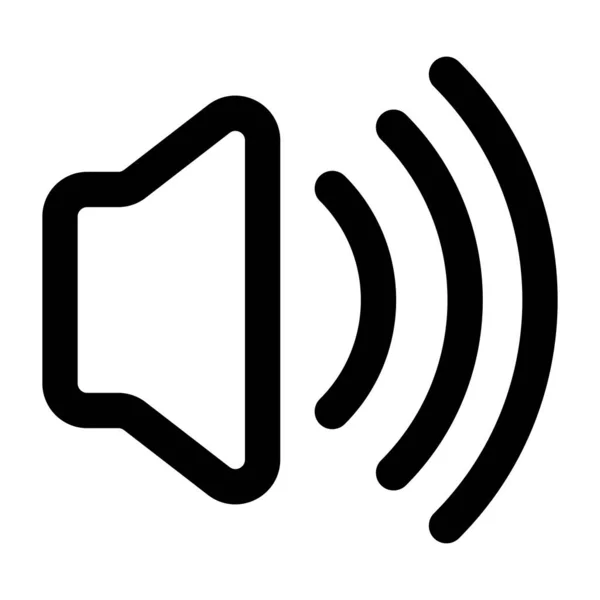 Sound speaker audio device icon — 스톡 벡터