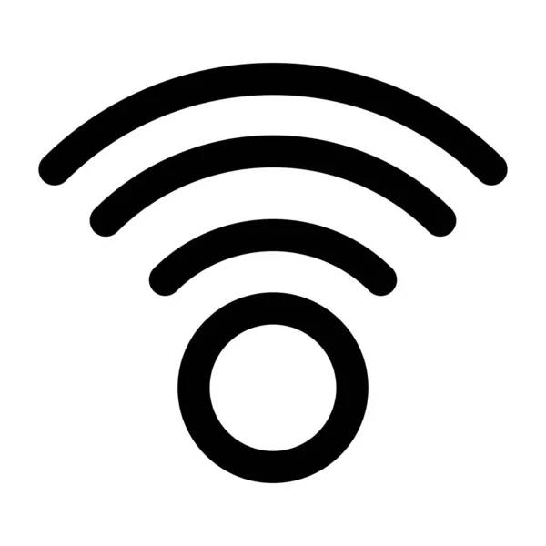 Wifi connection signal isolated icon — Stock Vector