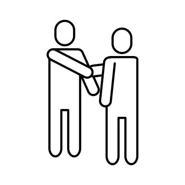 Takım çalışması avatarları siluet simgeleri