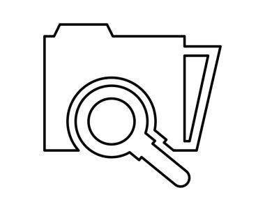 Büyüteçli dosya belgesi