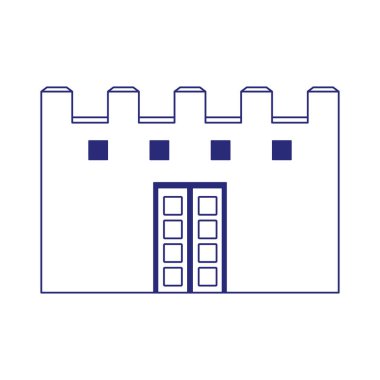 İzole edilmiş Meksika ev vektör tasarımı