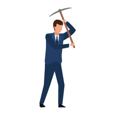 İş adamı avatar vektör tasarımı