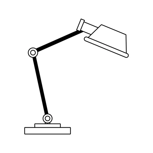 Desk lamp icon, flat design — 스톡 벡터