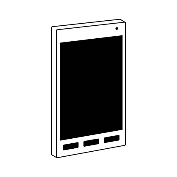Smartphone-Ikone, flaches Design — Stockvektor