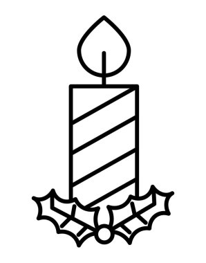 Merry christmas mum izole simgesi