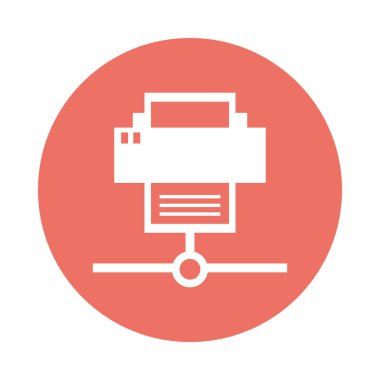 yazıcı aygıtı donanımı izole edilmiş simge