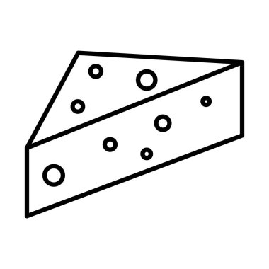 Lezzetli peynir sağlıklı yiyecek ikonu