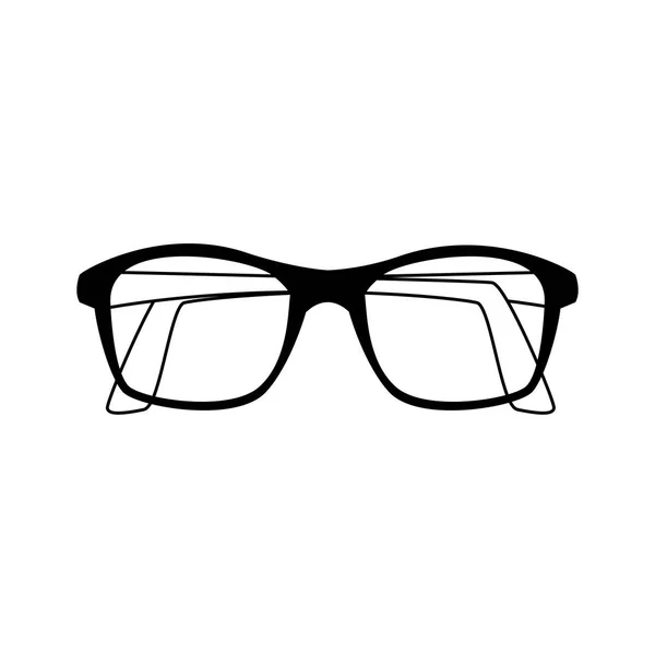 Εικονίδιο αξεσουάρ γυαλιών, επίπεδη σχεδίαση — Διανυσματικό Αρχείο