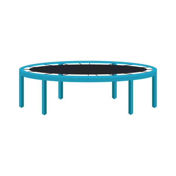 Playground trampoline icon, flat design — ストックベクタ